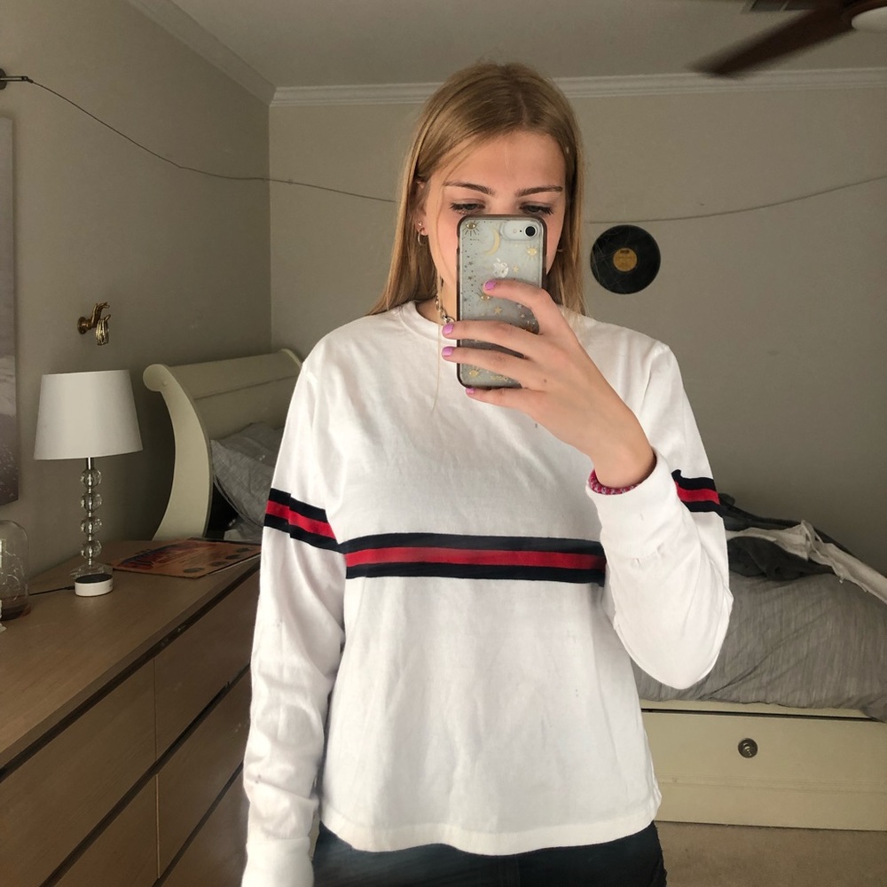 brandy melville striped tee!